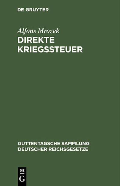 Direkte Kriegssteuer