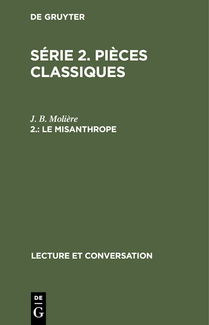 Le misanthrope
