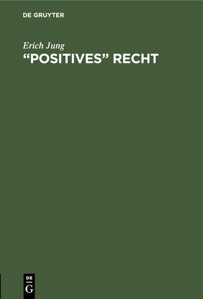 “Positives” Recht