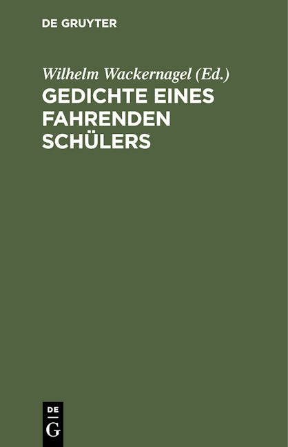 Gedichte eines fahrenden Schülers