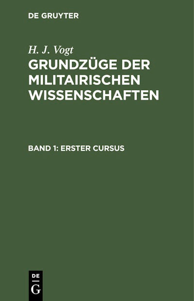 Erster Cursus