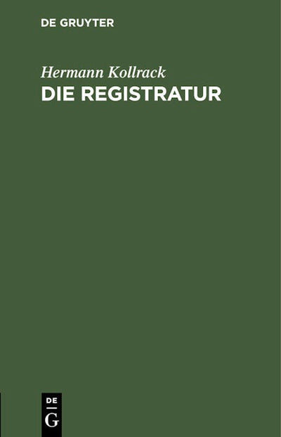 Die Registratur