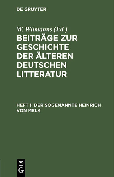 Der sogenannte Heinrich von Melk