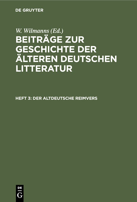 Der altdeutsche Reimvers