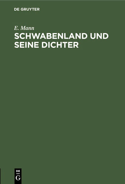 Schwabenland und seine Dichter