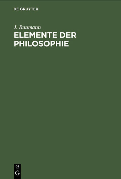 Elemente der Philosophie
