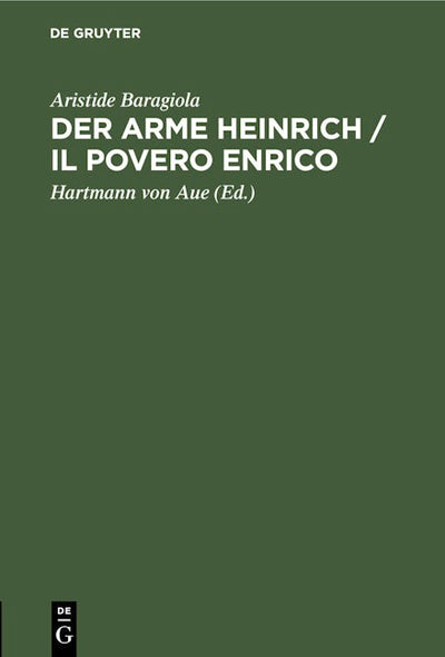 Der arme Heinrich / Il povero Enrico