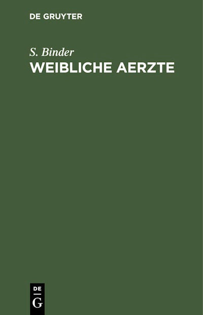 Weibliche Aerzte