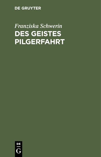 Des Geistes Pilgerfahrt