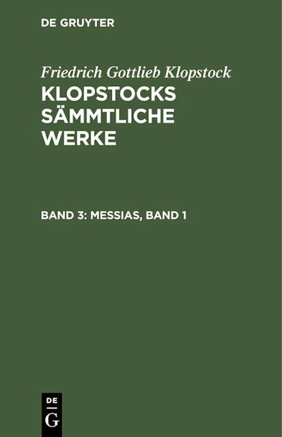 Messias, Band 1