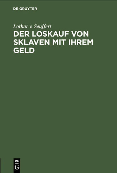 Der Loskauf von Sklaven mit Ihrem Geld