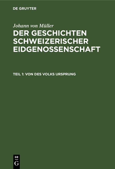 Von des Volks Ursprung