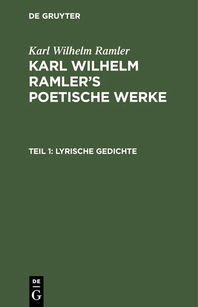 Lyrische Gedichte