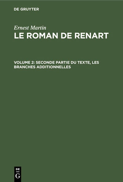 Seconde partie du texte, les branches additionnelles