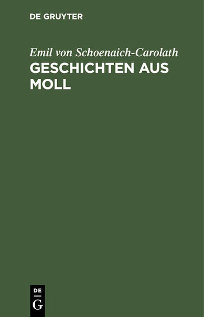 Geschichten aus Moll