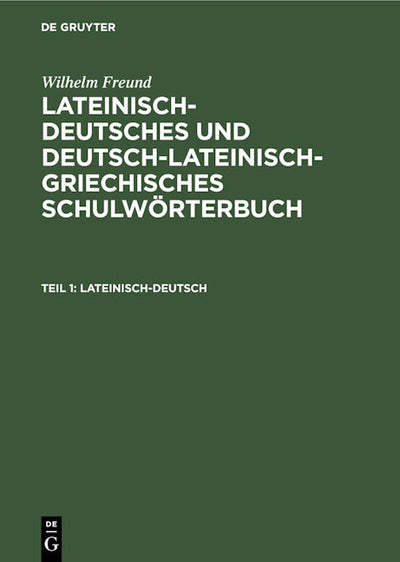 Lateinisch-deutsch