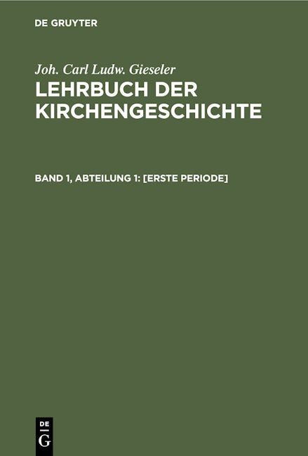 [Erste Periode]