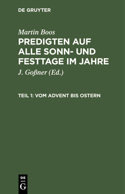 Vom Advent bis Ostern