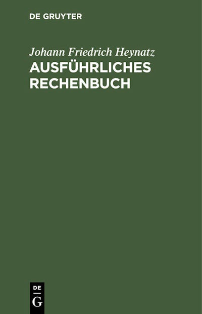 Ausführliches Rechenbuch