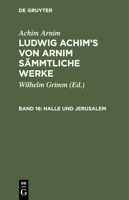 Halle und Jerusalem