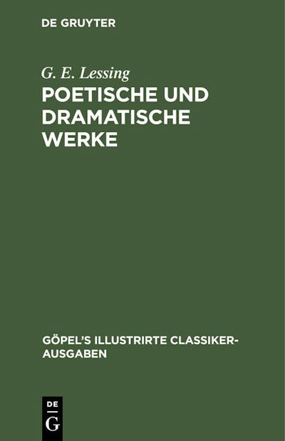 Poetische und dramatische Werke