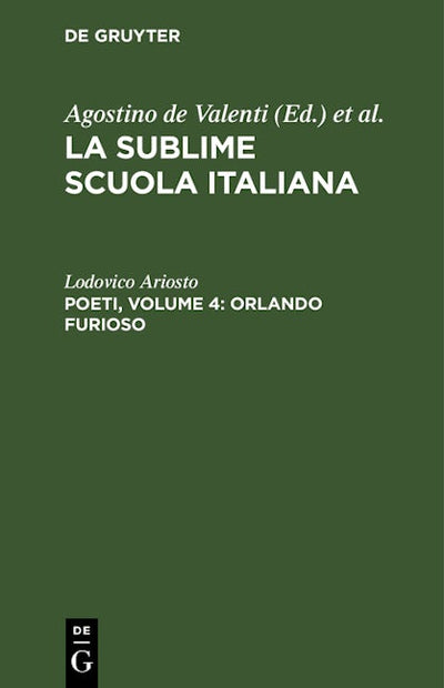Poeti, Volume 4: Orlando furioso