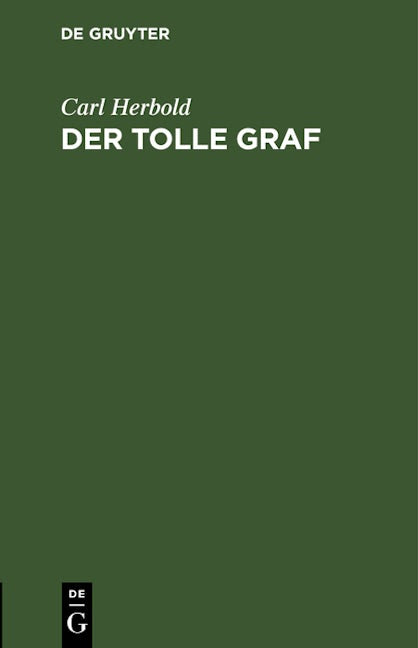 Der tolle Graf