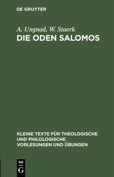 Die Oden Salomos