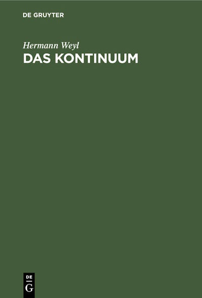 Das Kontinuum