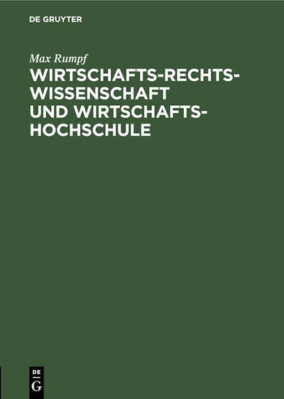 Wirtschafts-Rechts-Wissenschaft und Wirtschafts-Hochschule