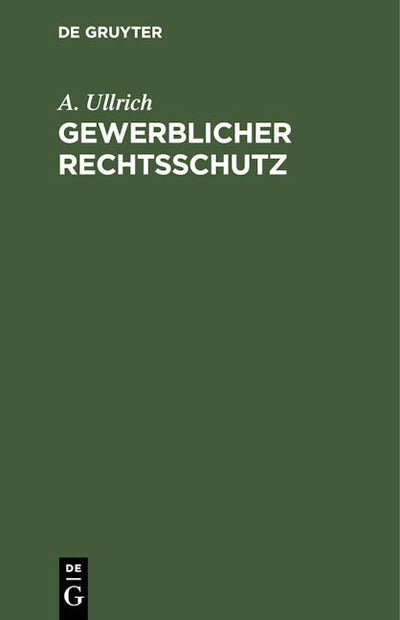 Gewerblicher Rechtsschutz