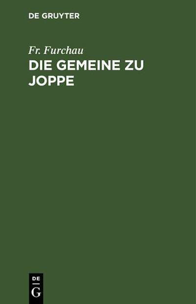 Die Gemeine zu Joppe