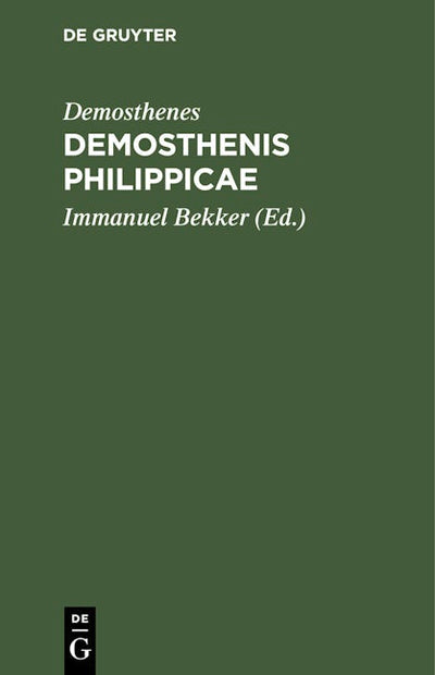 Demosthenis Philippicae