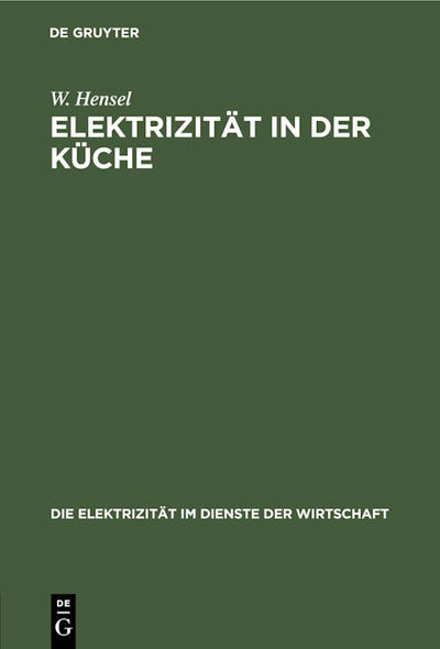 Elektrizität in der Küche