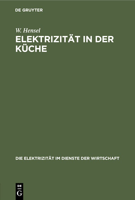 Elektrizität in der Küche