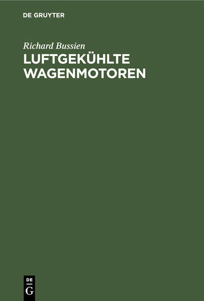 Luftgekühlte Wagenmotoren