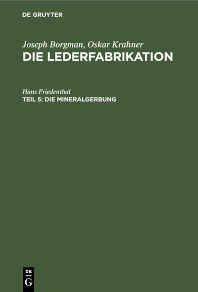 Die Mineralgerbung