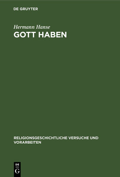 Gott Haben