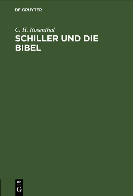 Schiller und die Bibel