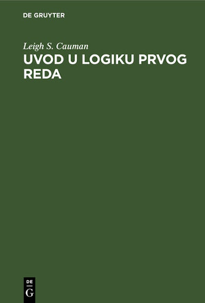 Uvod u logiku prvog reda