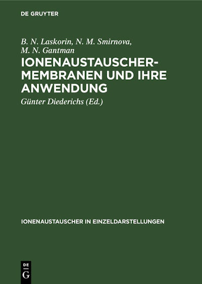Ionenaustauschermembranen und ihre Anwendung
