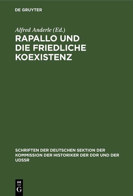 Rapallo und die friedliche Koexistenz