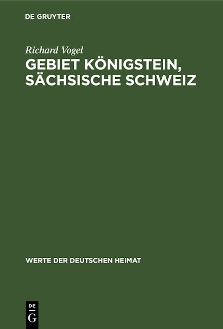 Gebiet Königstein, sächsische Schweiz