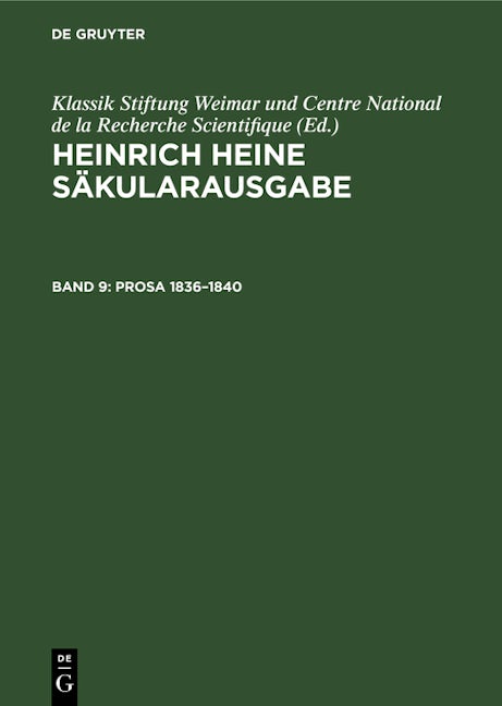 Prosa 1836–1840