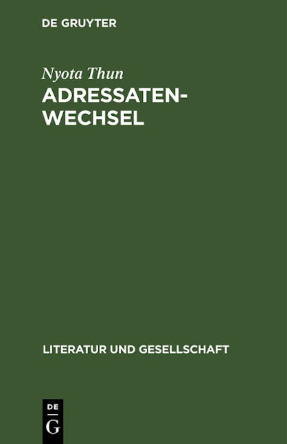 Adressatenwechsel