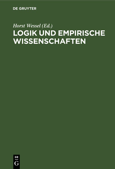 Logik und empirische Wissenschaften