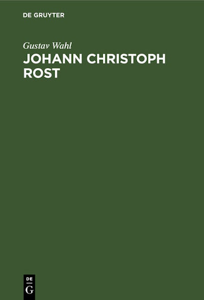 Johann Christoph Rost