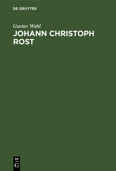 Johann Christoph Rost