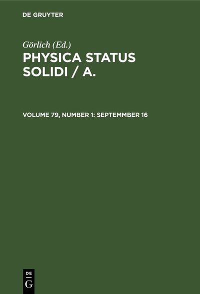 Cover image for Septemmber 16, isbn: 9783112493038