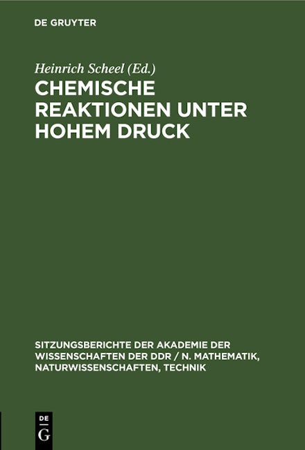 Chemische Reaktionen unter hohem Druck